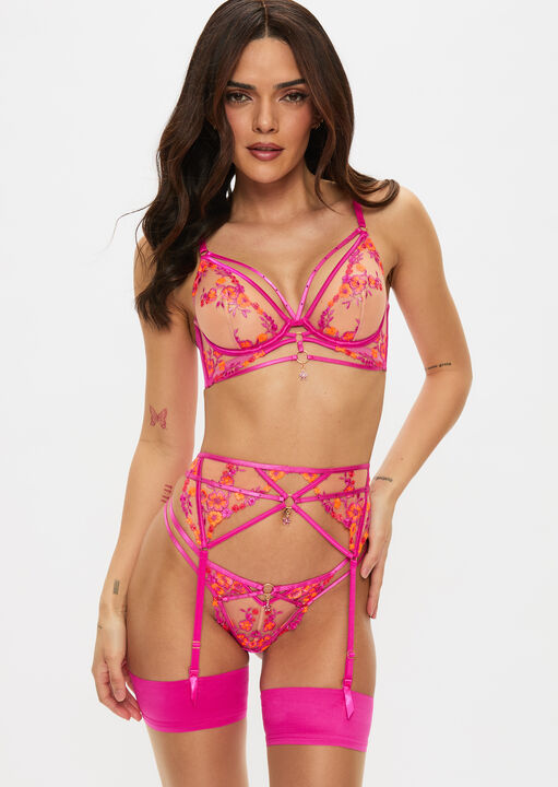 Tropical Tease Suspender Belt image number 1.0