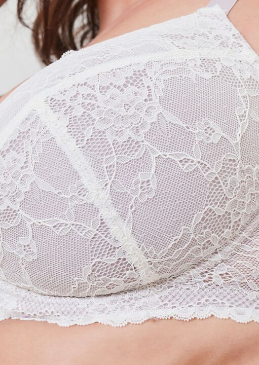 Tonal Lace Padded Plunge image number 3.0