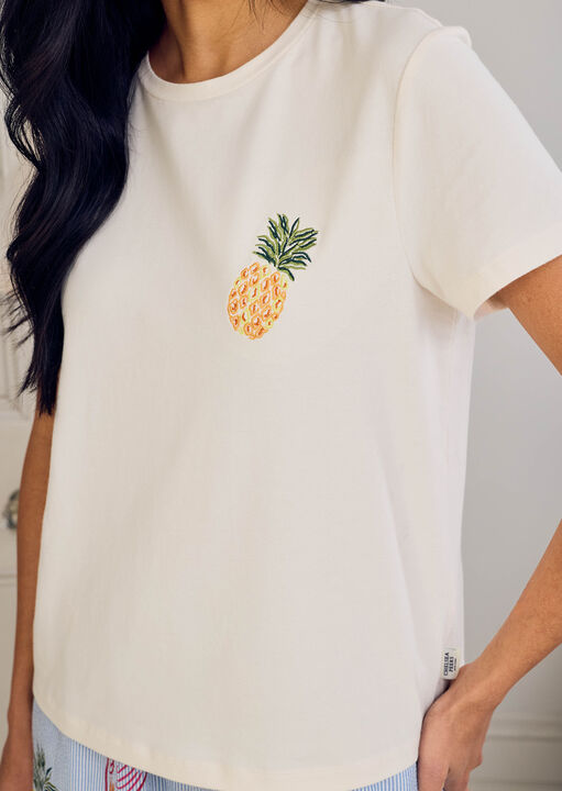 Tropical Stripe Short Sleeve Set image number 3.0