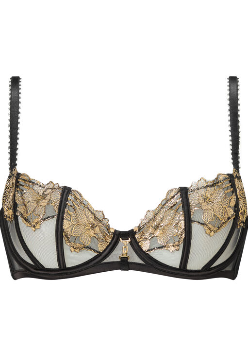 Caged Lily Non Padded Balcony Bra image number 6.0