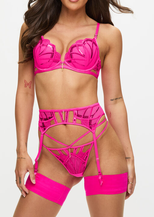 Desiring Decadence Padded Plunge Bra image number 0.0