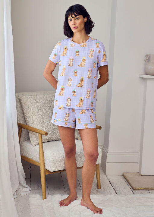 Spa Dog Short Sleeve Set image number 0.0