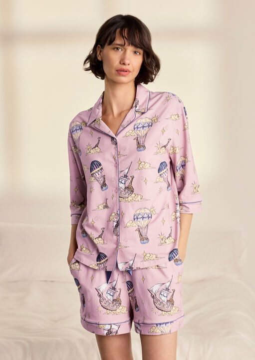 Chelsea Peers Hot Air Balloon Cotton Pyjama Set image number 0.0