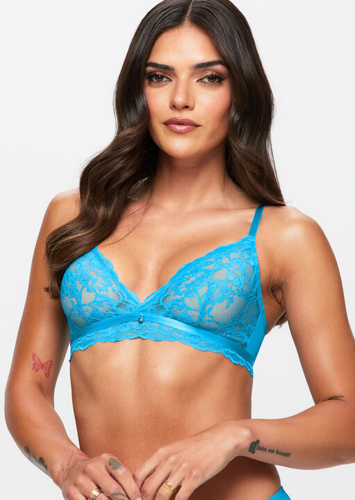 Sexy Lace Non Padded Bralette image number 1.0