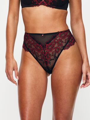 Sexy Lace High Waisted Brazilian