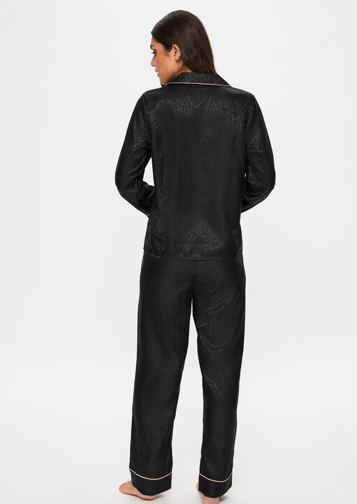 Signature Satin Long Pyjama Set image number 2.0