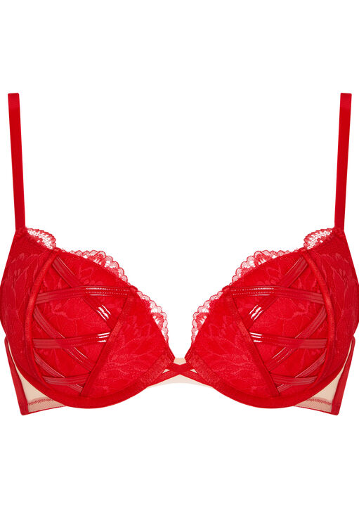 Kiss Me Later Padded Plunge Bra image number 7.0