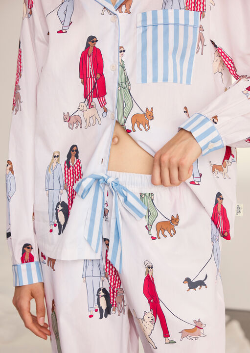 Chelsea Peers Disco Balls Revere Long Sleeve Pyjama Set image number 4.0