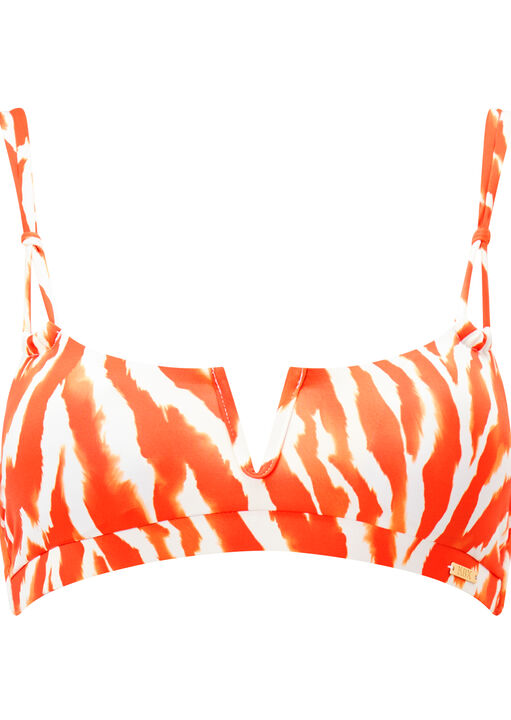 Swim Print Non Wired Bikini Top  image number 6.0