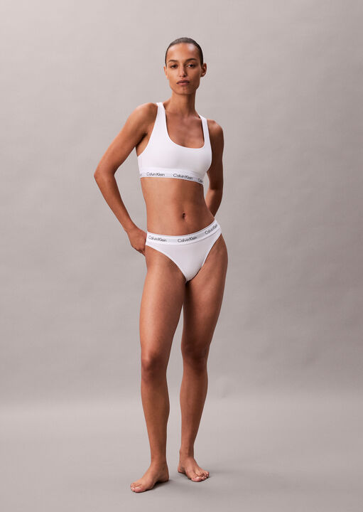 Icon Cotton Modal Unlined Bralette image number 4.0