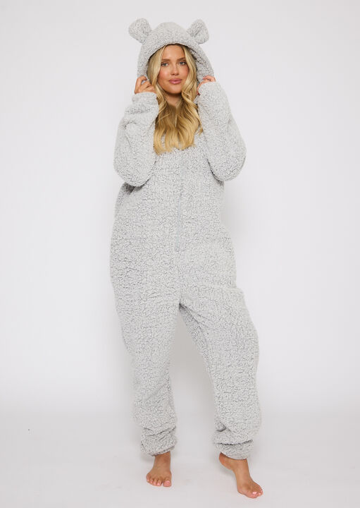 Sherpa Teddy Onesie image number 1.0