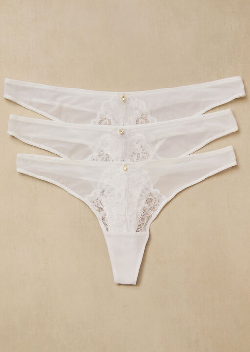 Sexy Lace 3 Pack Thongs image number 0.0