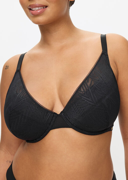 Tessa Padded Plunge Bra image number 7.0