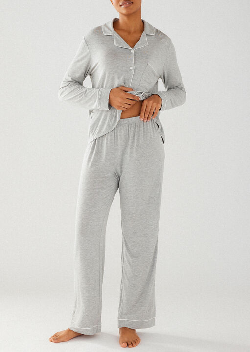 Modal Revere Long Sleeve Set image number 0.0