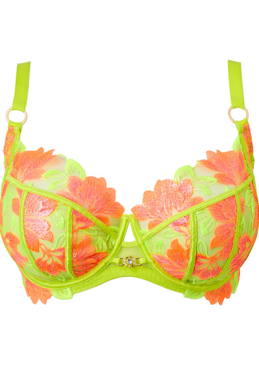 Paradise Glow Non Padded Fuller Bust Balcony Bra image number 4.0