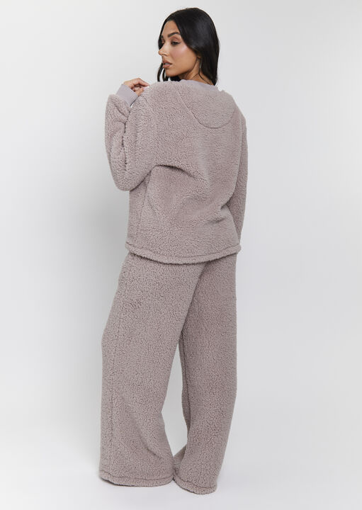 Borg Jumper & Wide Leg Set image number 2.0