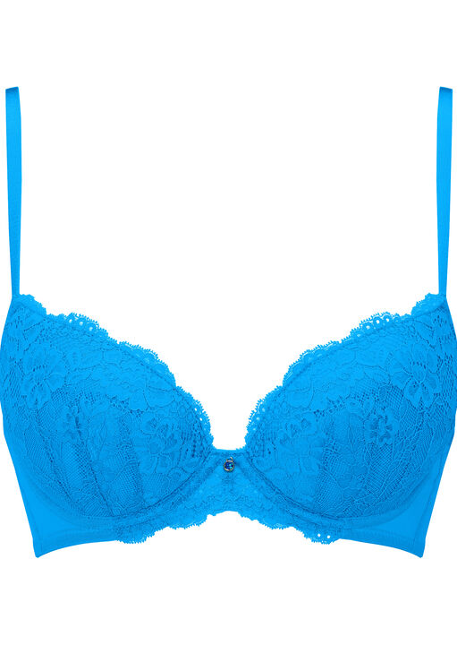 Sexy Lace Padded Plunge Bra image number 6.0