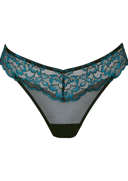 Sexy Lace Two Tone Thong image number 4.0