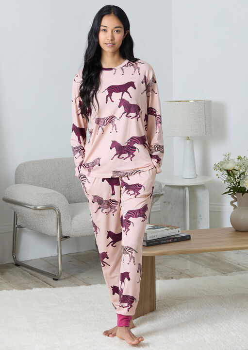 Zebra Poly Long Sleeve Set image number 0.0