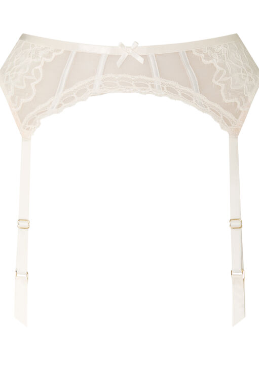 Caged Lace Suspender Belt image number 4.0