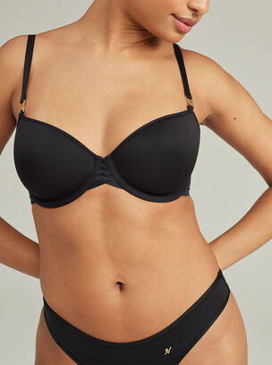 The Go To T-Shirt Bra - Black