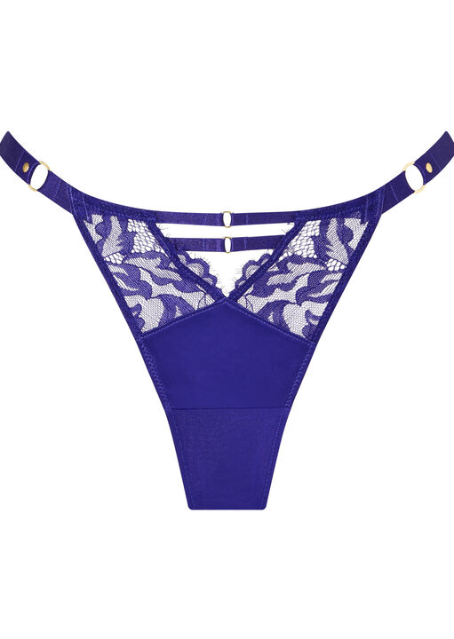Dark Romance Satin Thong image number 6.0