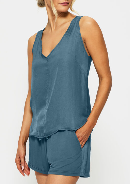 Raye Satin Jersey Vest image number 0.0