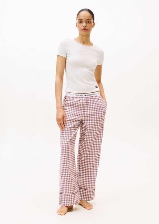 Holiday Flannel Wide Leg Pant image number 0.0