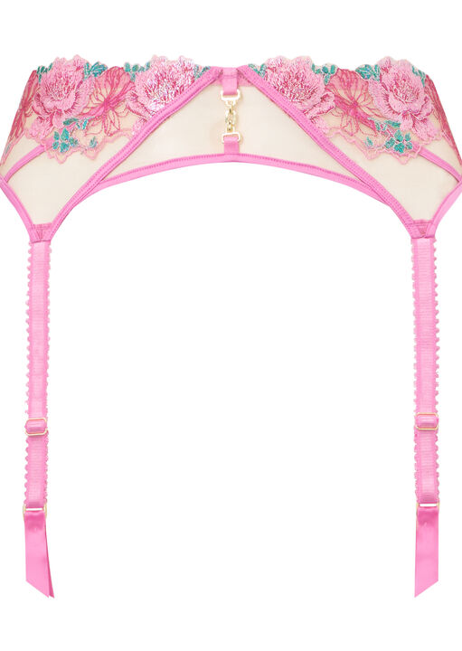 Caged Rose Suspender Belt image number 4.0