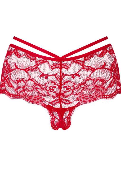 Adore You Lace Crotchless Short image number 5.0