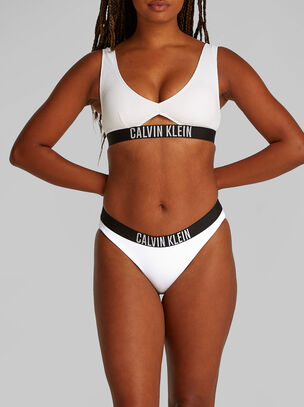 Intense Rib Bikini Bottoms - White