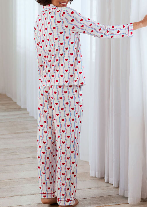 Heart Wave Revere Long Sleeve Set image number 2.0
