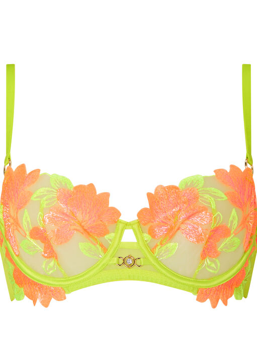 Paradise Glow Non Padded Balcony Bra image number 4.0