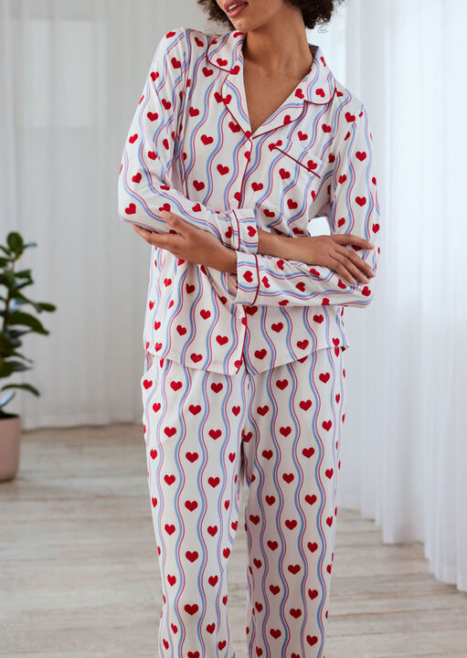 Heart Wave Revere Long Sleeve Set image number 3.0