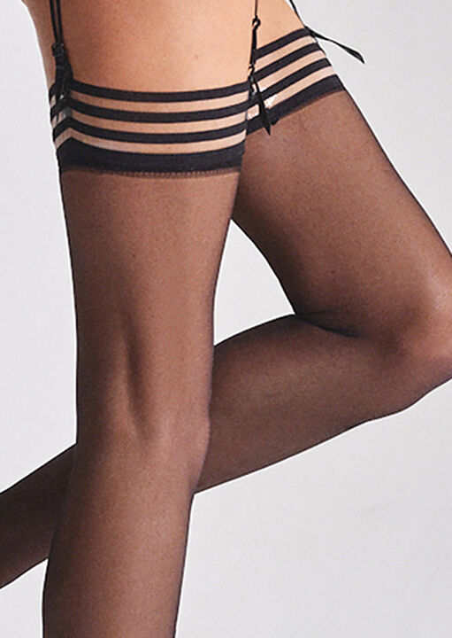 Fashion Stocking & Suspender Set image number 1.0