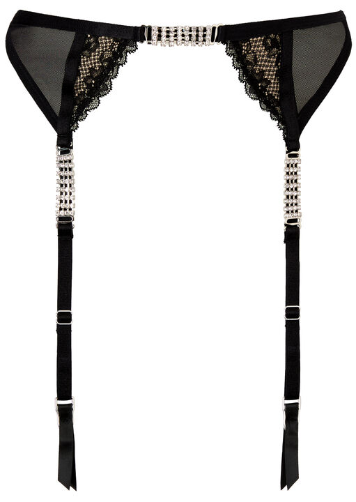 Forbidden Charms Suspender Belt image number 4.0