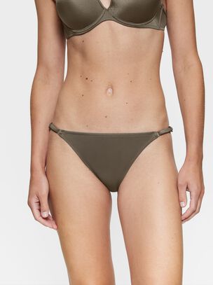 Midnight Swim Tanga Brazilian  - Dark Green