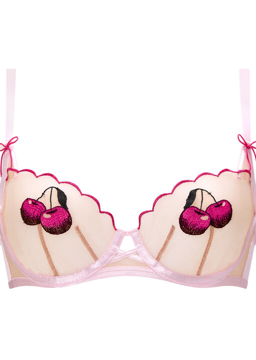 Sweet Cherry Non Padded Balcony Bra image number 4.0