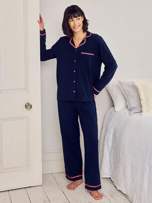 Good Morning Revere Long Sleeve Set - Navy