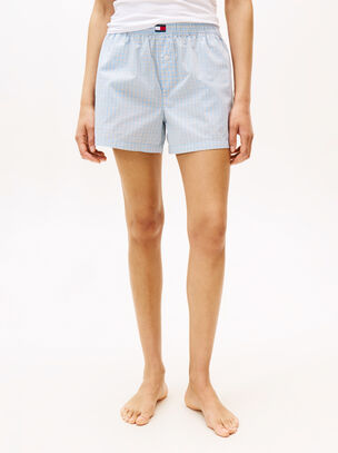 Poplin Shorts - Blue