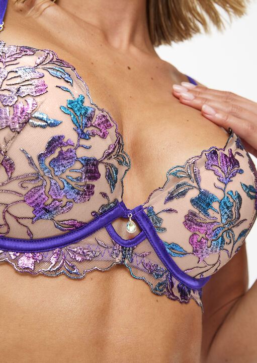 Euphoric Padded Plunge Bra image number 4.0