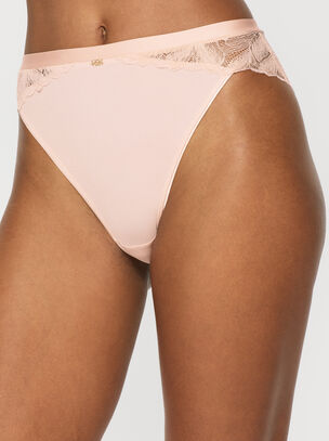 Harper High-Rise Brazilian - Pale Pink