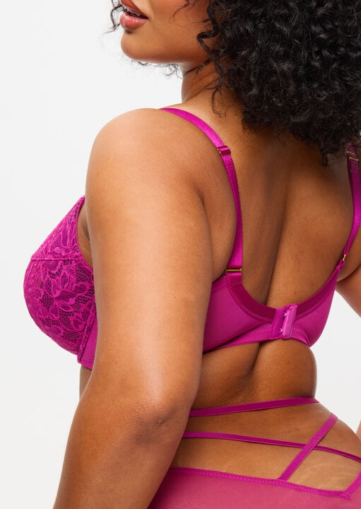 Lasting Lover Fuller Bust Non Padded Plunge Bra image number 2.0