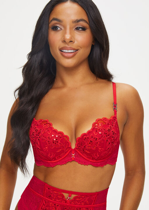 The Icon Padded Plunge Bra image number 1.0