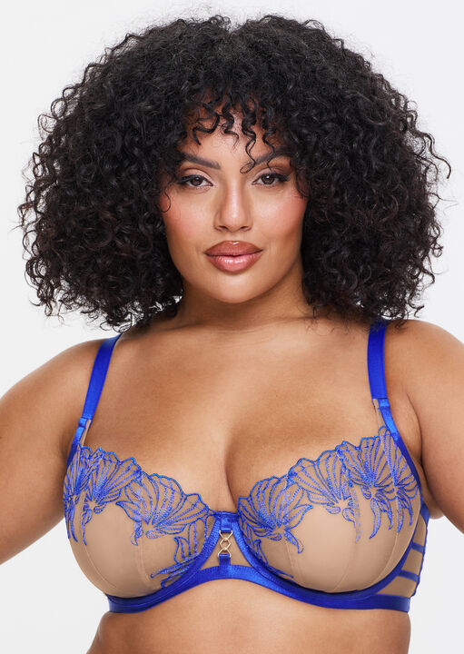 Incensing Non-Padded Fuller Bust Balcony Bra image number 1.0