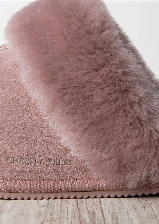 Suede and Shearling Slipper image number 2.0
