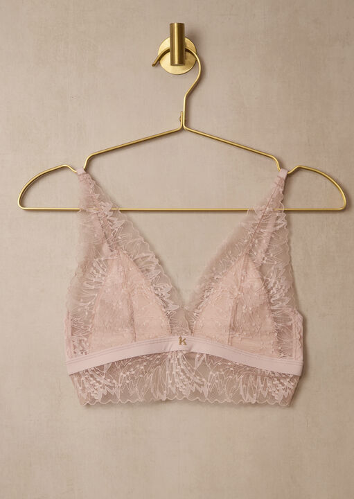 Louisa Ribbed Longline Triangle Bra image number 6.0