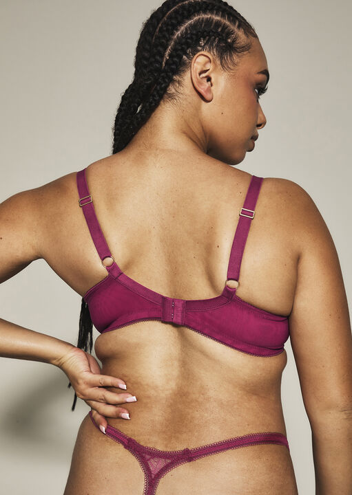 Knickerbox Alice Lace Non Padded Plunge Bra image number 5.0