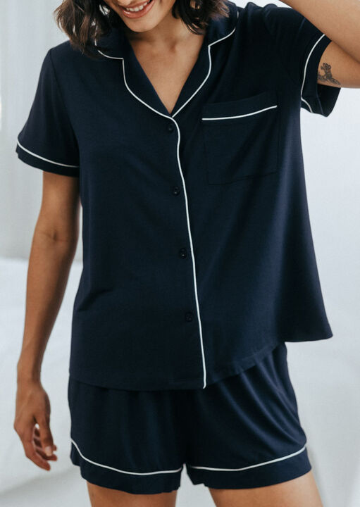 Modal Revere Set Short Sleeve image number 3.0