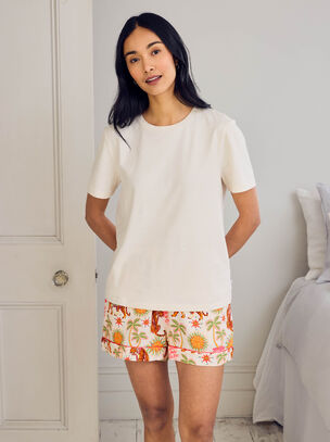 Fiesta Siesta Short Sleeve Set - Cream